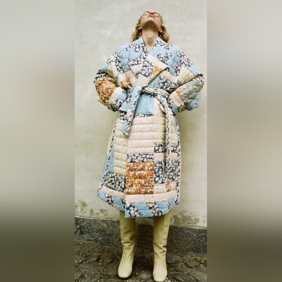 Sea New York Jackets & Blazers - SEA New York Patchwork Quilted Coat